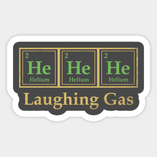 Laughing Gas Sticker